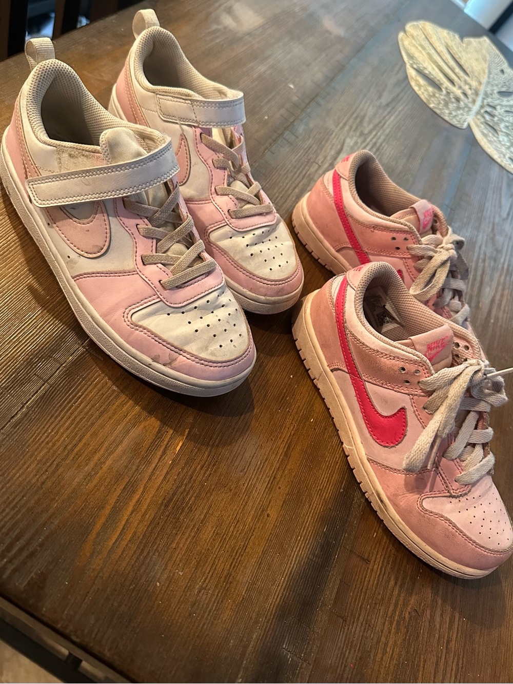 2 pair girls Nike